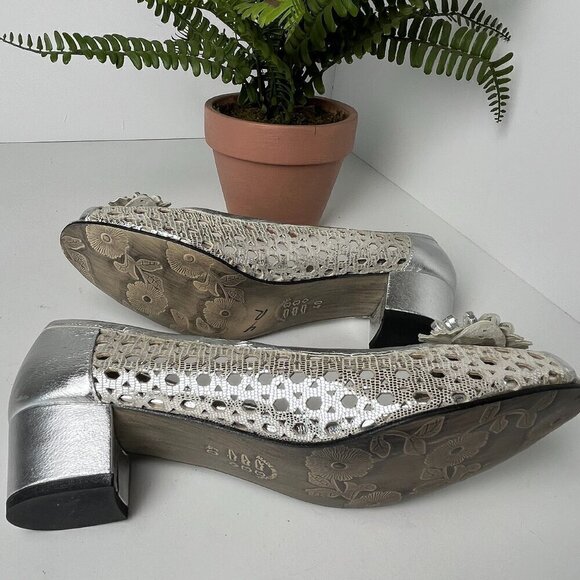 Brunu's Made in Portugal Silver‎ Heels  Size EU40 - Picture 5 of 10